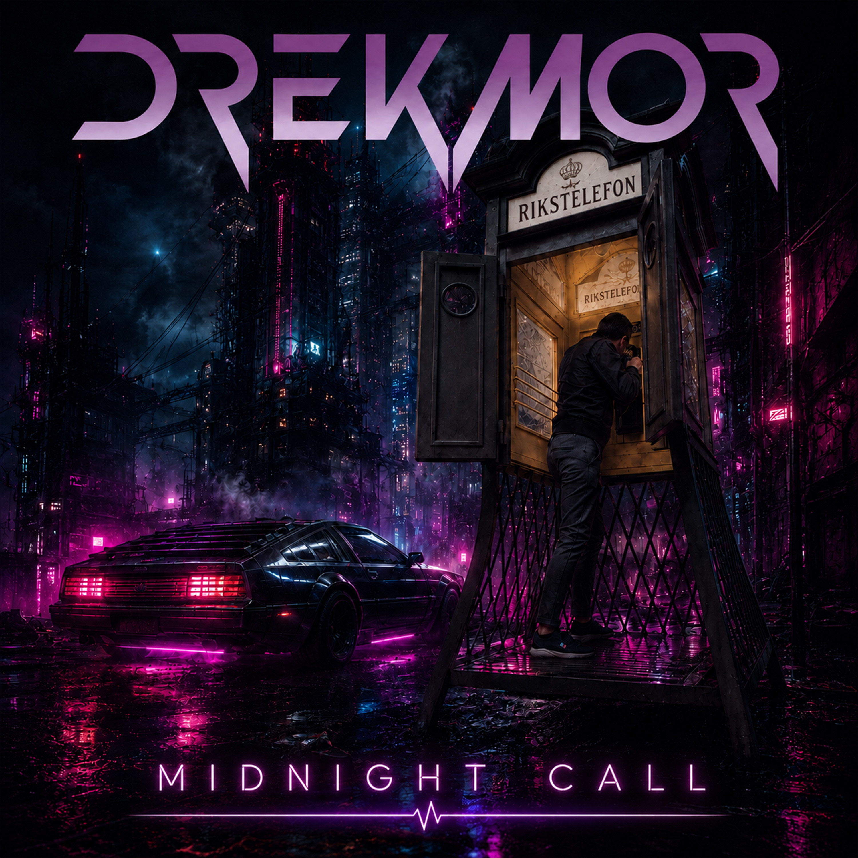 Midnight Call single artwork by Drekmor